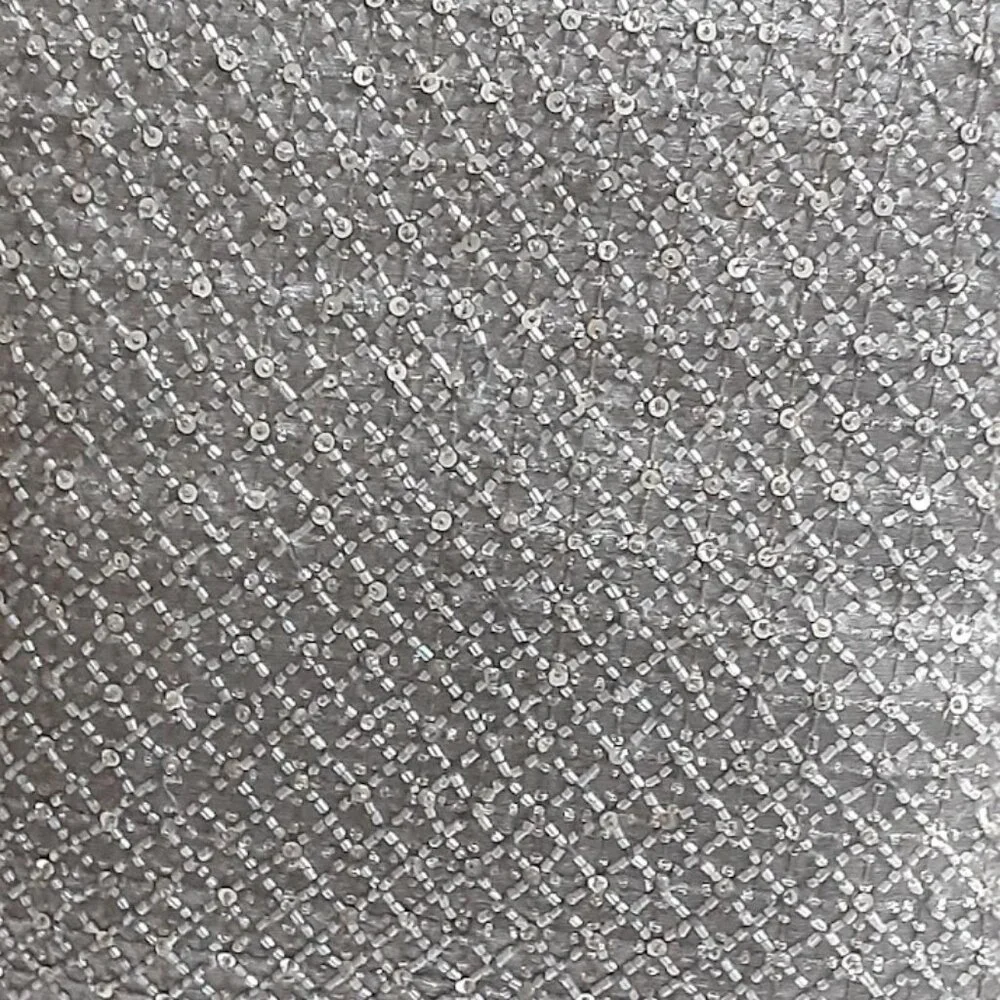 Silver Sequin Pillow 15